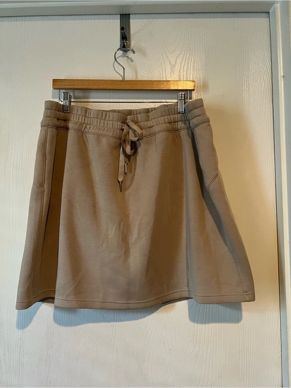 Spanx Khaki Tan AirEssentials 4-Way Stretch Skort Skirt Women Sz 2X